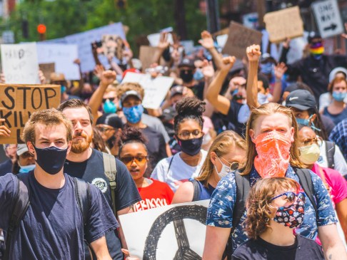 black lives matter protestors